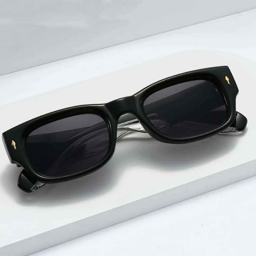 

Солнцезащитные очки с защитой UV400 | Маленькая оправа Rivet, цветные линзы | для женщин и мужчин, для занятий спортом на открытом воздухе и вождения DSVIGF, Tea