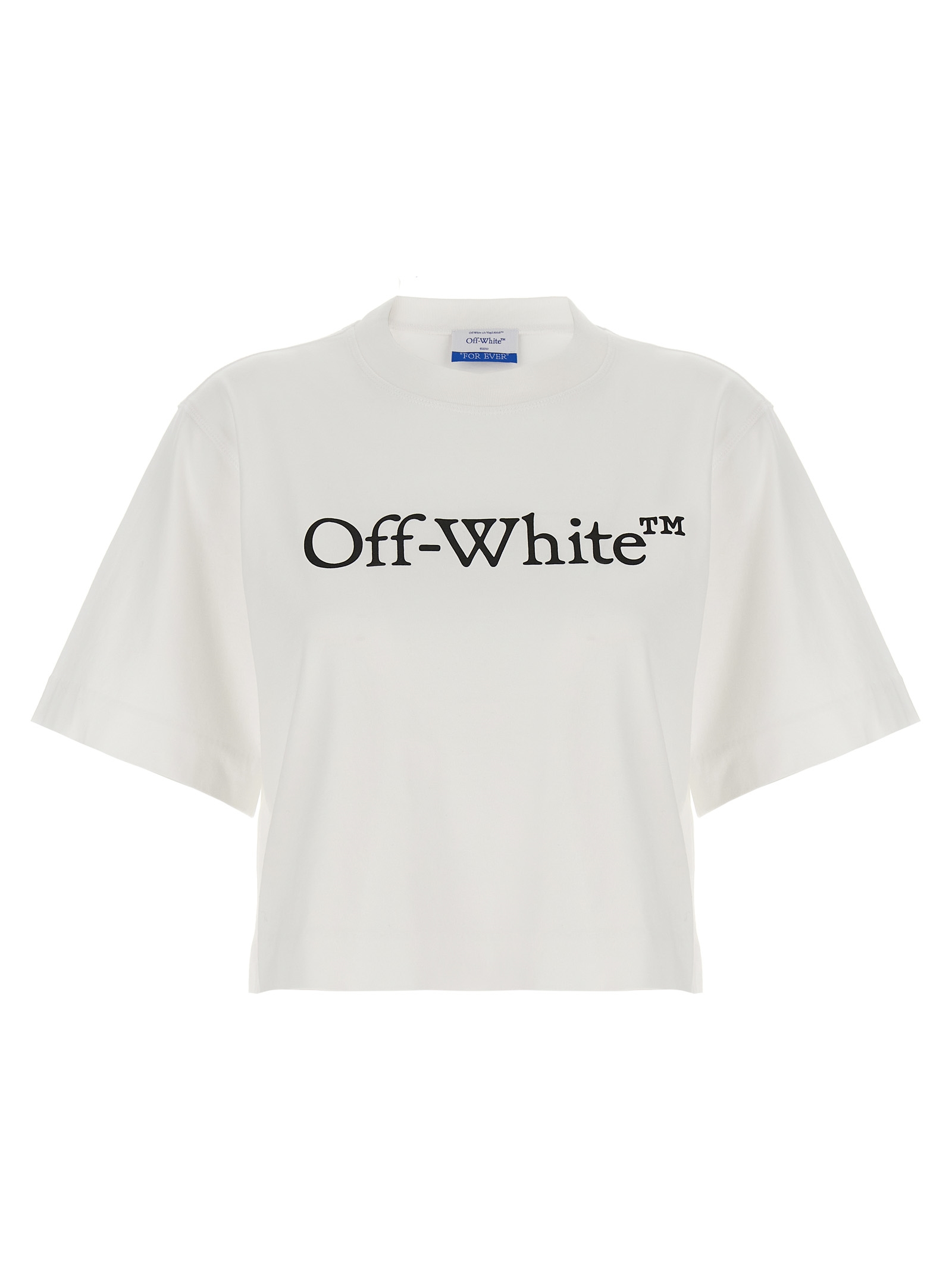 Футболка с большим логотипом OFF-WHITE, белый