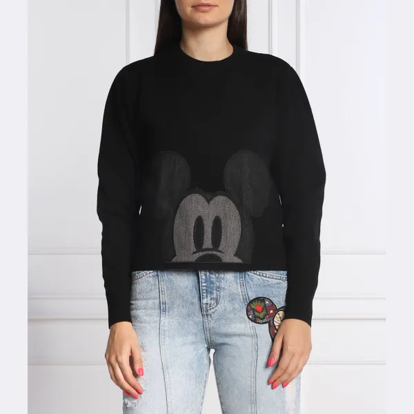 

Укороченный свитер Desigual, черный