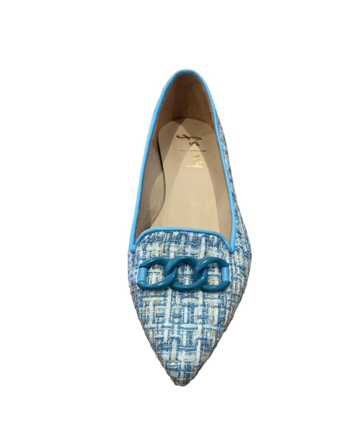 Мокасины Lilah из синего твида French Sole — фото 2