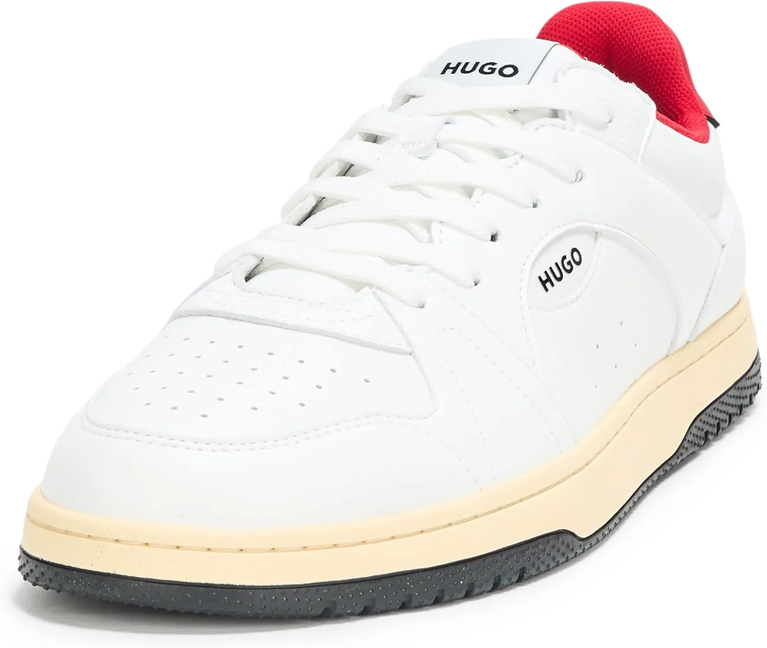 Кожаные кроссовки Hugo Mens Essential Basket, белый — фото 4