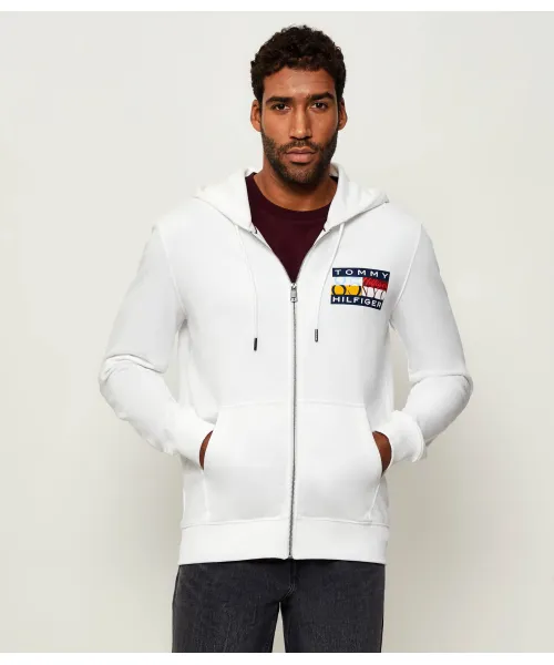 

Толстовка Regular fit Tommy Hilfiger, белый