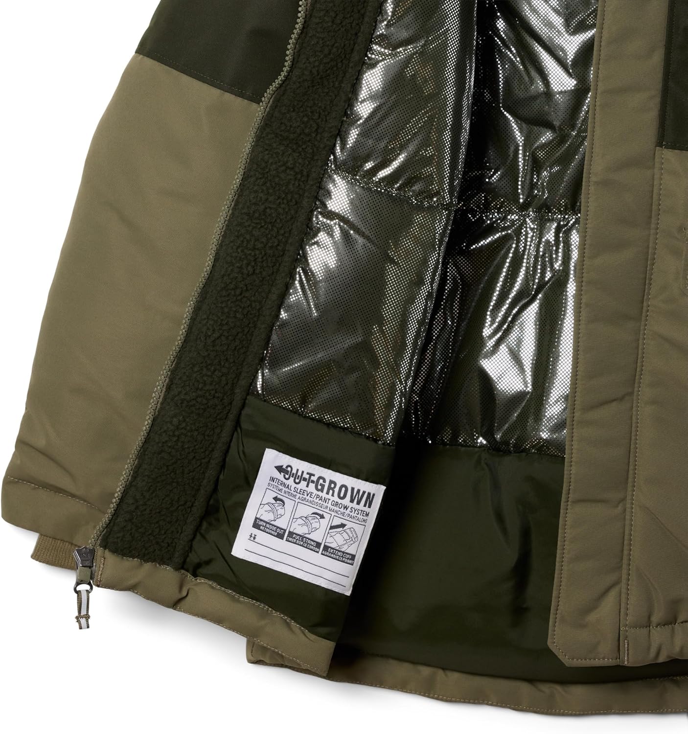 Куртка Columbia boys Nordic Strider II, Stone Green/Greenscape — фото 3