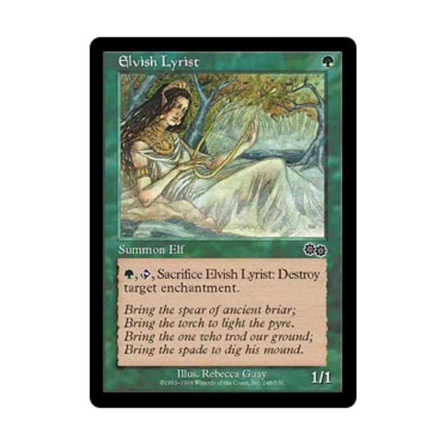 

CCG Эльфийский лирик (К), MTG - Urza's Saga