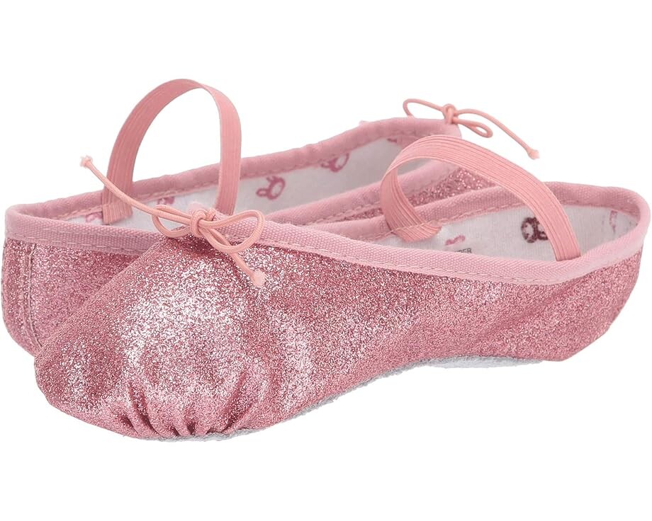

Кроссовки Bloch Kids Glitter Dust Ballet Slipper, цвет Rose