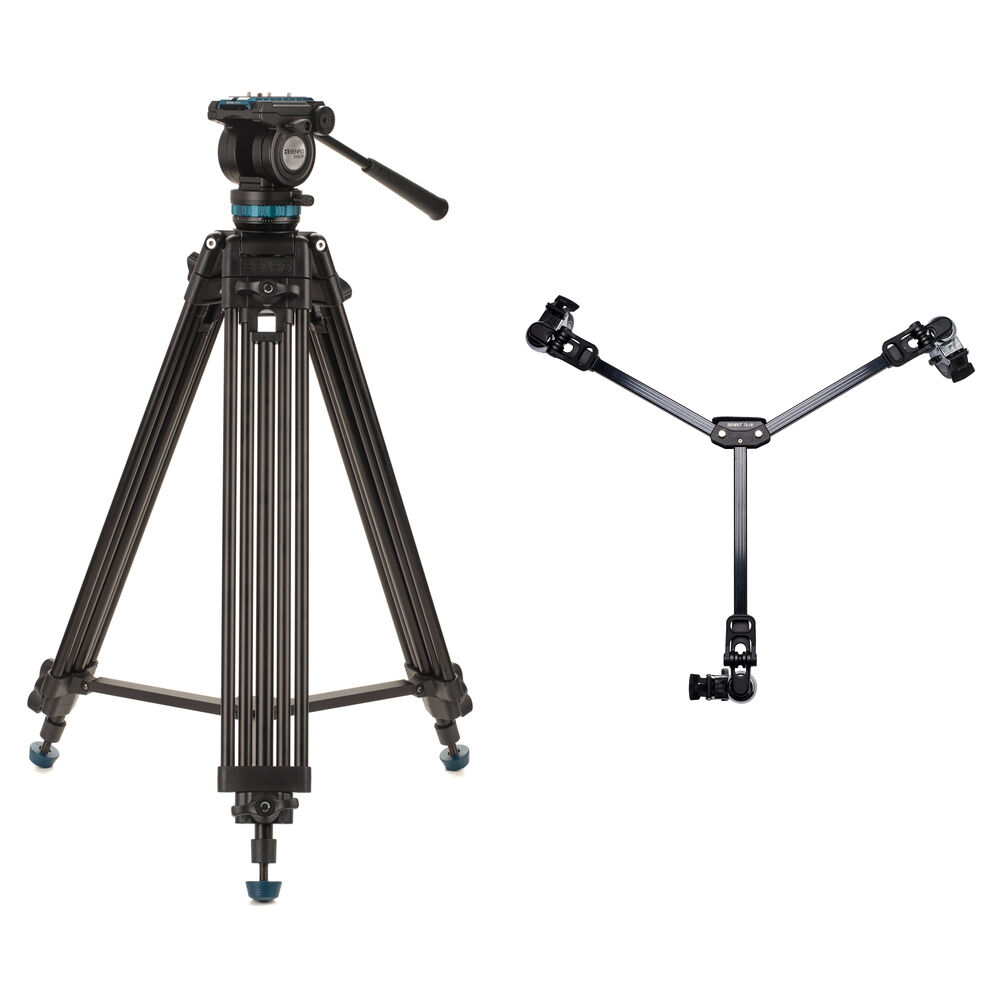 

Видеоголовка Benro KH25PC, штатив и тележка DL-08