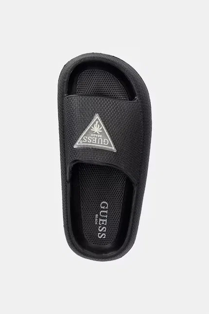 Сланцы детские Guess, черный — фото 4