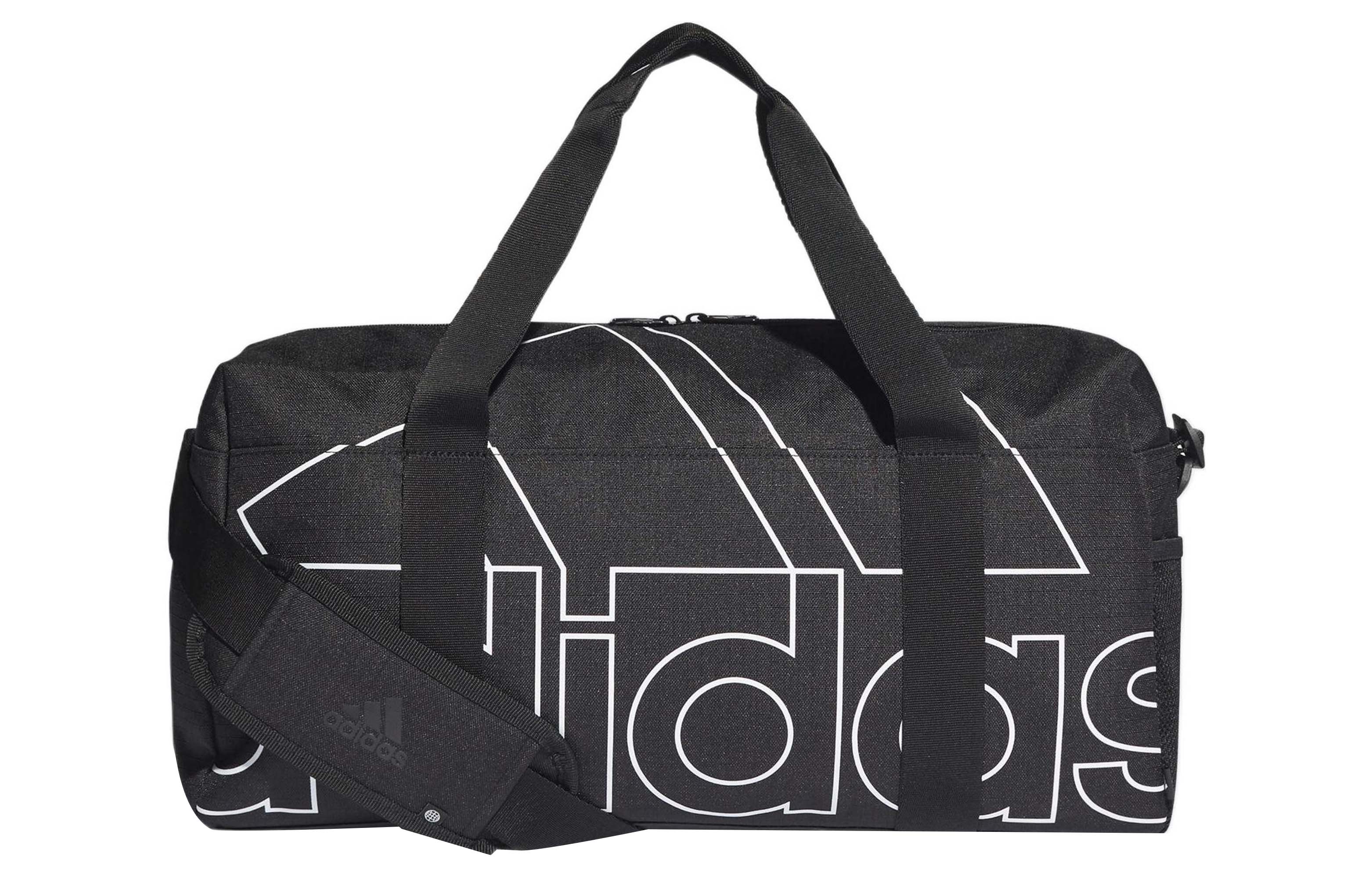 

Сумка для спортзала из переработанного полиэстера, повседневная мужская сумка через плечо Adidas, черный