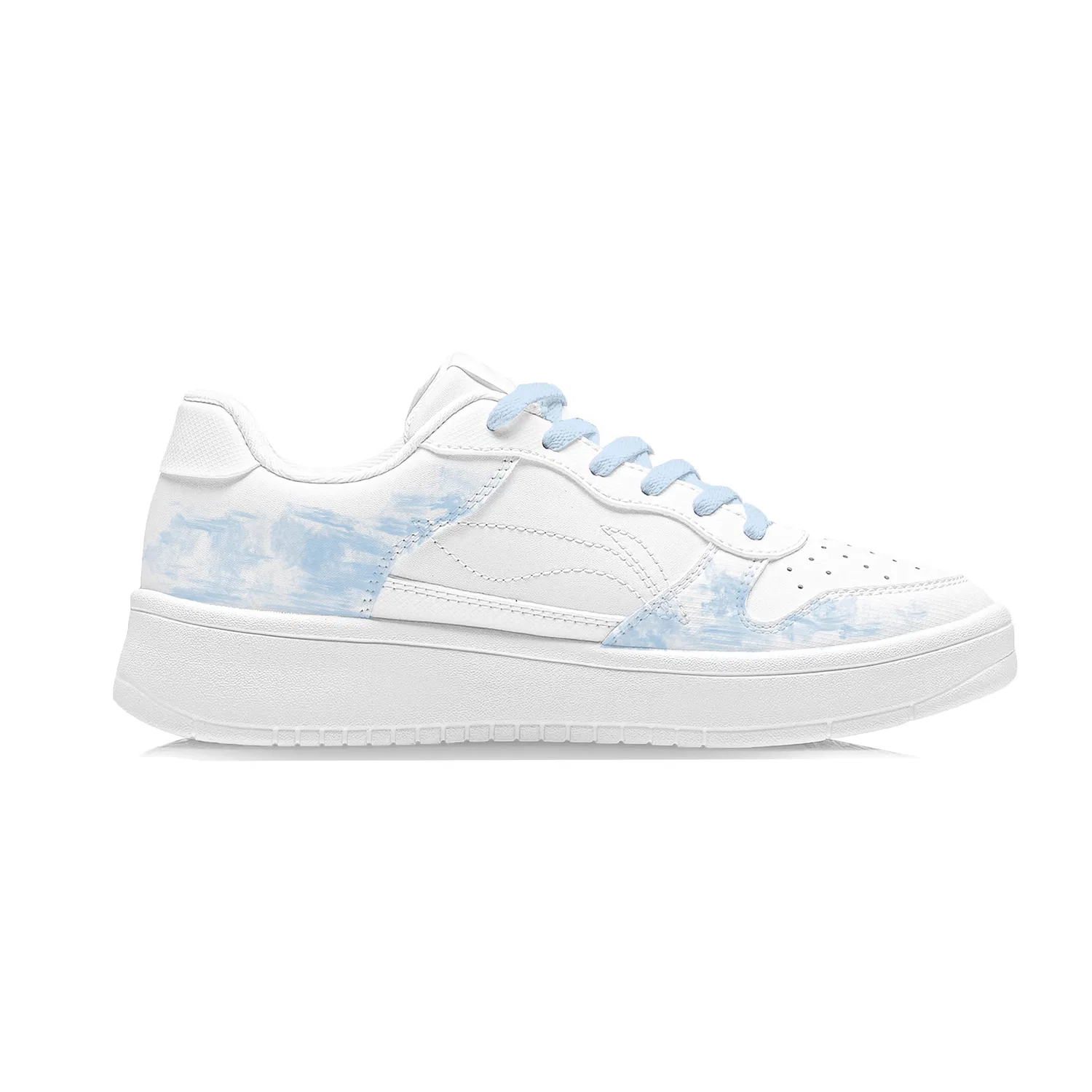 Кроссовки скейтбордические Li-Ning Floating Boat Cloud Tide сине-белые — фото 4