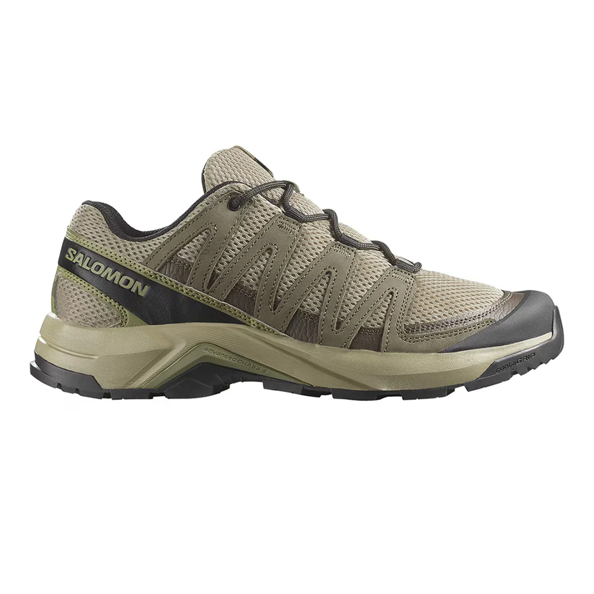

Мужские кожаные походные ботинки SALOMON X-ADVENTURE RECON, коричневый