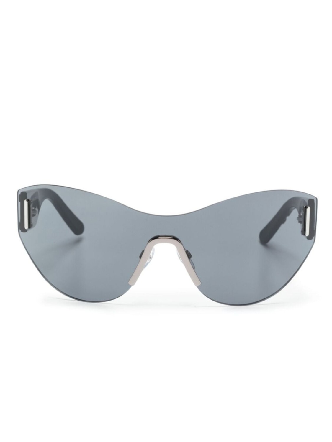 

Marc Jacobs Eyewear солнцезащитные очки-маска с логотипом, черный
