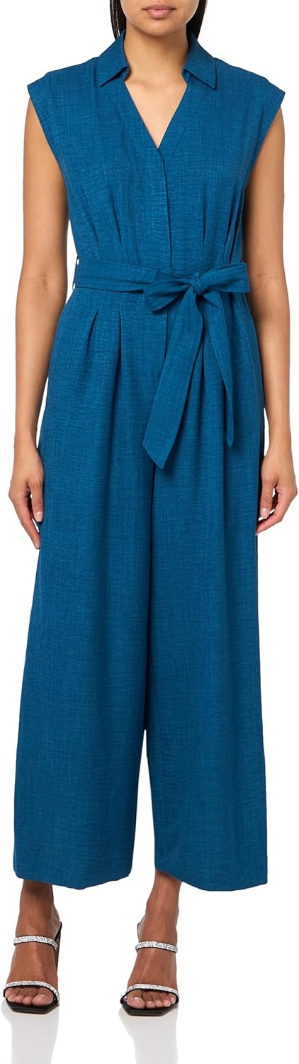 

Женский комбинезон Calvin Klein Aerowash с короткими рукавами и поясом, Poseidon