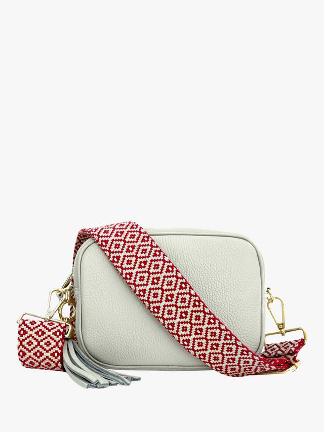 

Кожаная сумка для фотоаппарата Apatchy London, Light Grey