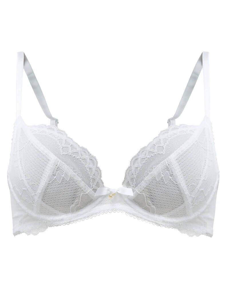 

Кружевной бюстгальтер с глубоким вырезом без подкладок Superboost Gossard, белый