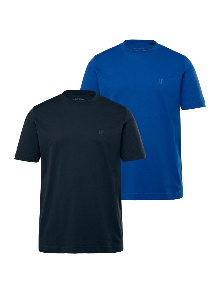 

Футболка с короткими рукавами кобальтово-синего цвета JP1880, Синий, Футболка с короткими рукавами кобальтово-синего цвета JP1880