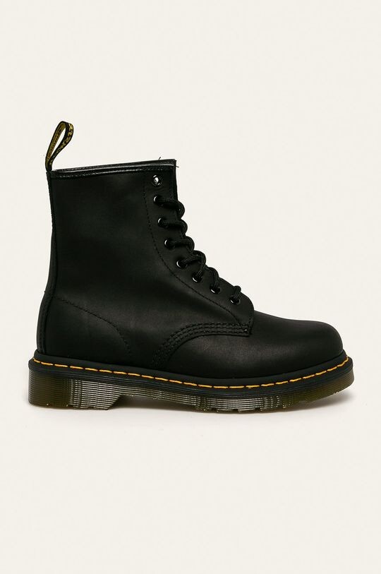 

Кожаные байкерские ботинки Dr. Martens, черный