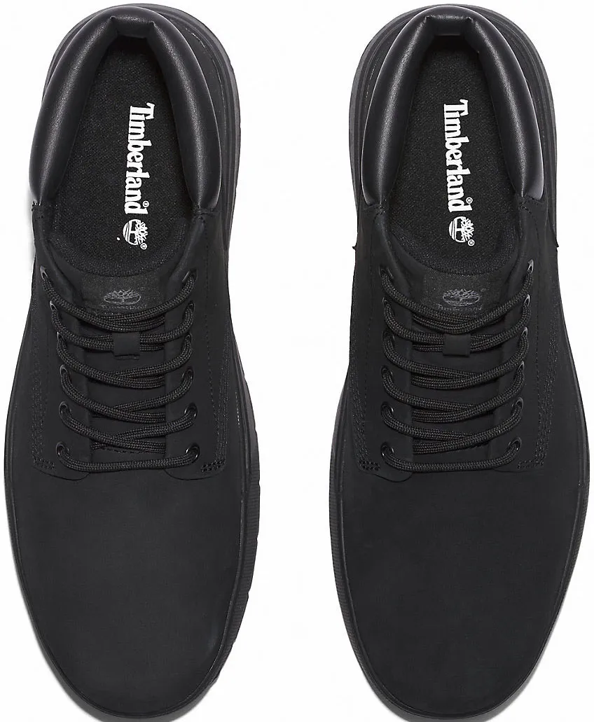 Мужские ботинки Timberland MAPLE GROVE кожаные на шнуровке, черный — фото 4