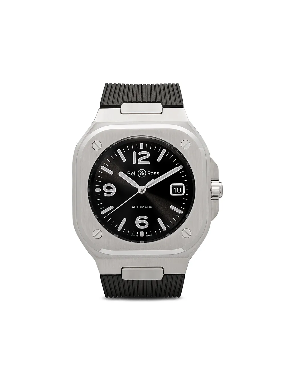 

Наручные часы BR 05 Black Steel 40 мм Bell & Ross, черный