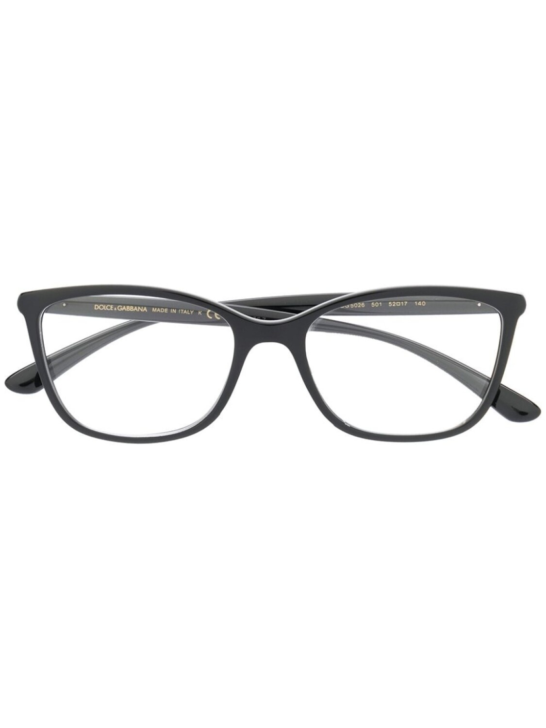 

Dolce & Gabbana Eyewear очки DG5026 в прямоугольной оправе, черный