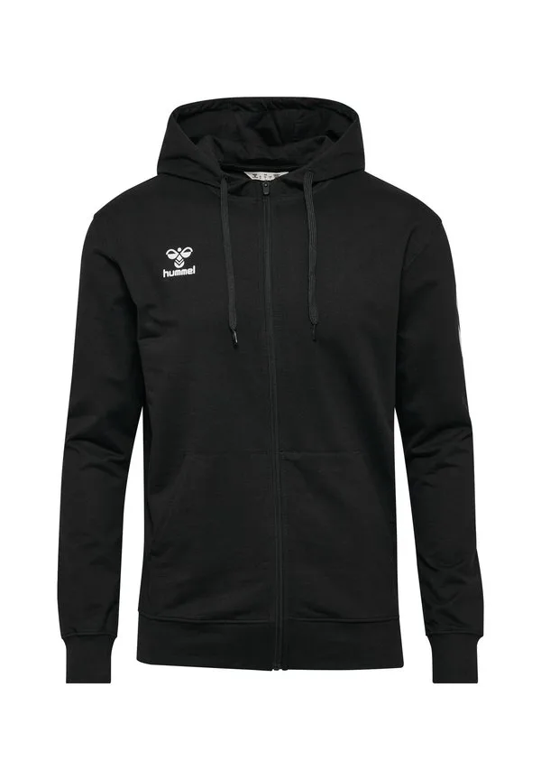 

2.0 толстовка с капюшоном и застежкой-молнией в виде шеврона Hummel, Black, Черный, 2.0 толстовка с капюшоном и застежкой-молнией в виде шеврона Hummel, Black