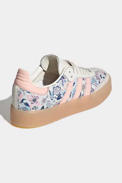 Кроссовки детские SAMBAE Adidas Originals, бежевый — фото 3