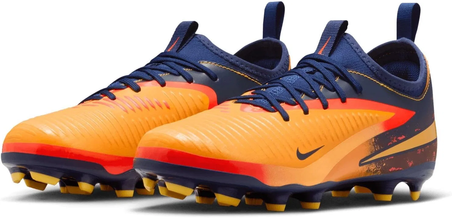 Кроссовки Nike Jungen Jr Phantom 6 Low Acad Fg/Mg EhSneaker, Laser Orange Lemon Venom Blue