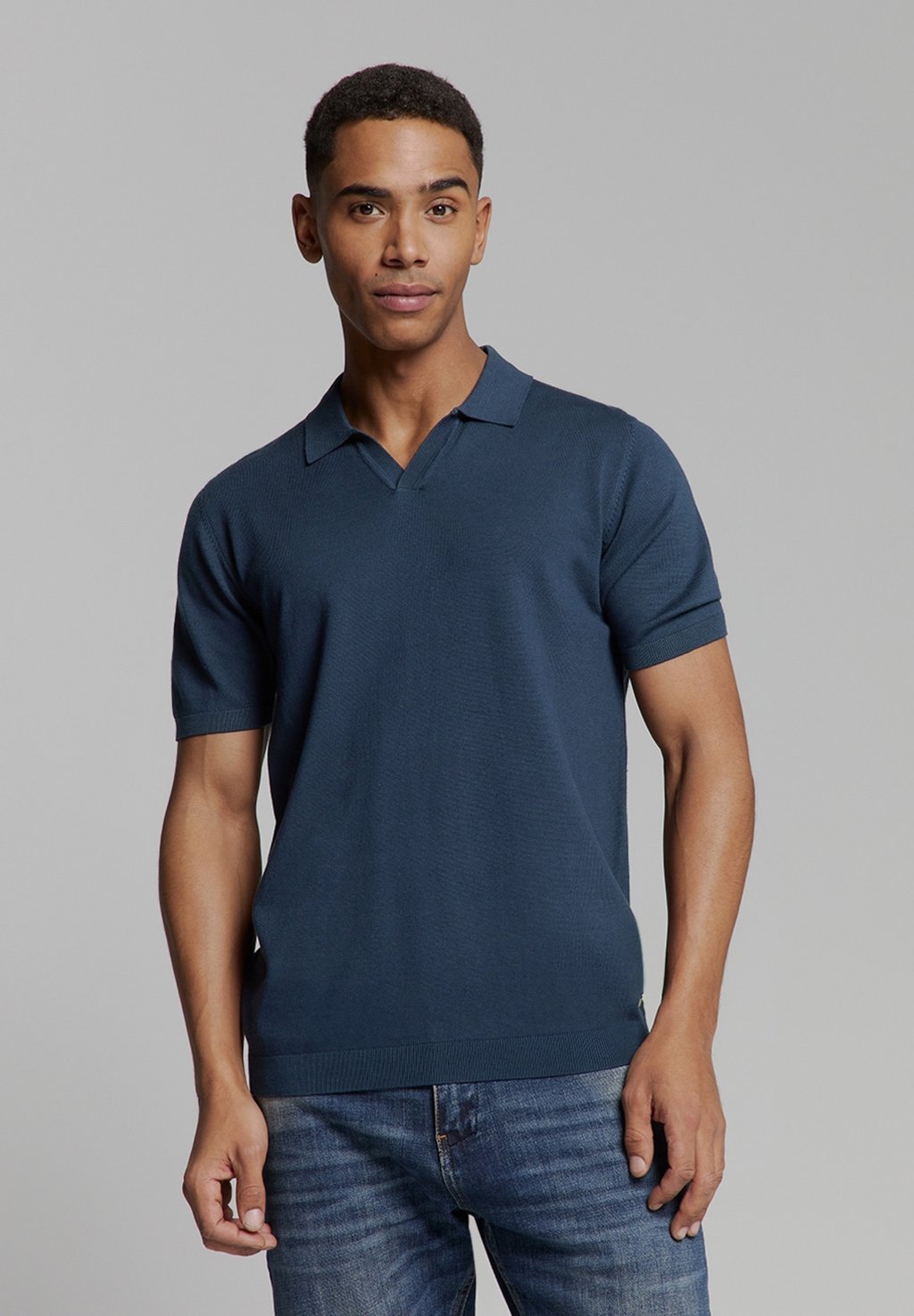 

Рубашка поло SHORT SLEEVE NO EXCESS, темно-синий
