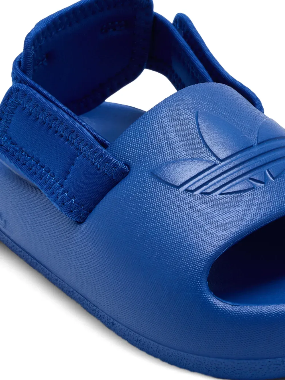 Сандалии Adilette adifom с ремешком на липучке Adidas Kids, синий — фото 4