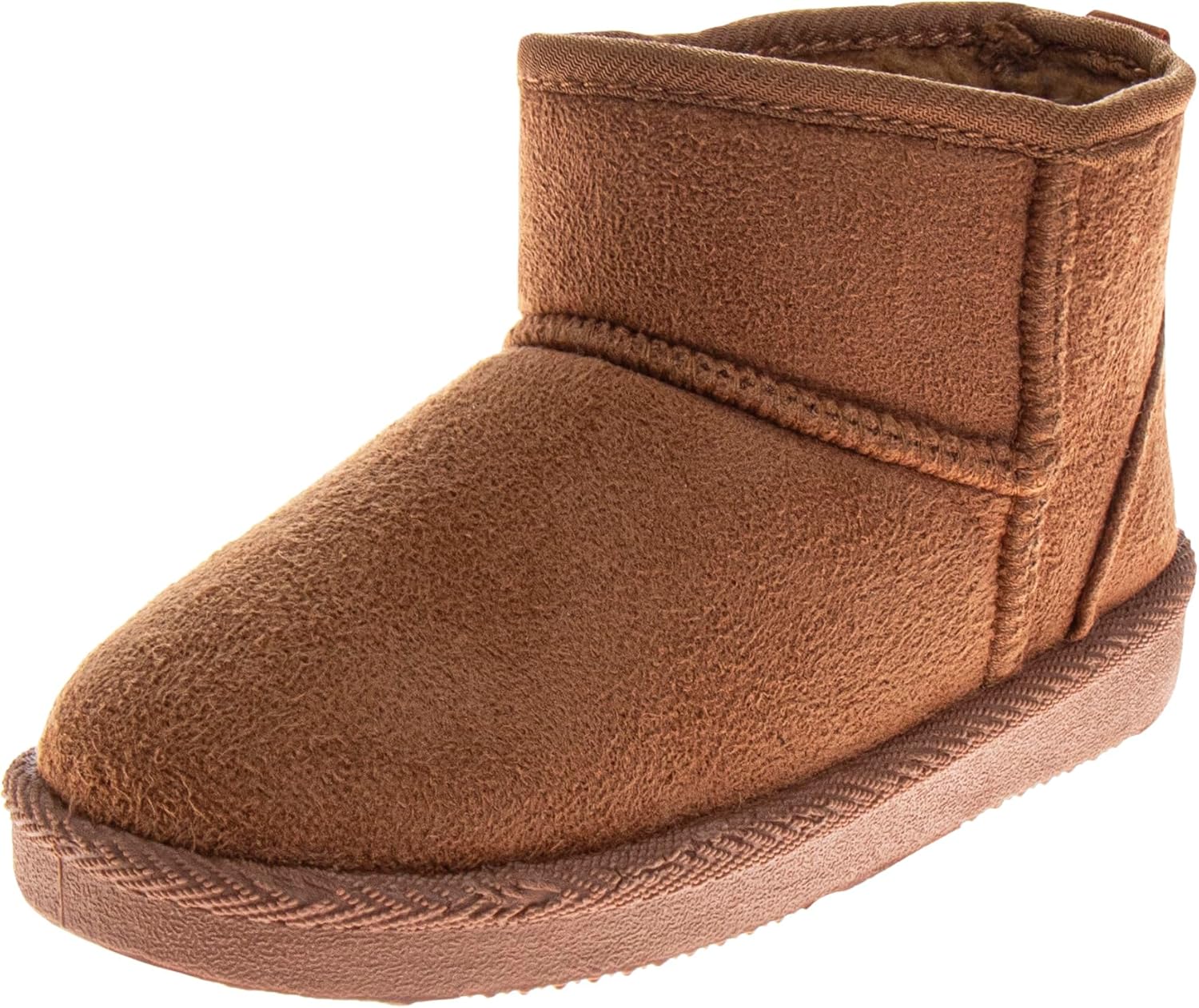 

Сапожки Avalanche для мальчиков и девочек, плюшевые, для детей, теплые зимние ботинки, размер 3-4 для младенцев / 5-10 для малышей / 11-12 для детей, Light Brown