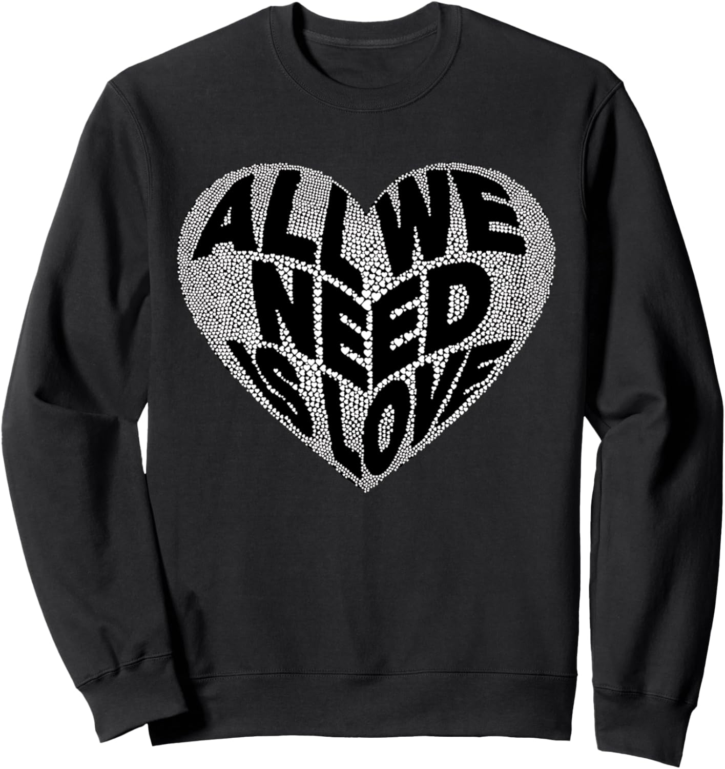 

Серебристо-черная толстовка в форме сердца из коллекции ALL WE NEED IS LOVE All We Need Is Love Apparel Bold Silver Black, Черный, Серебристо-черная толстовка в форме сердца из коллекции ALL WE NEED IS LOVE All We Need Is Love Apparel Bold Silver Black