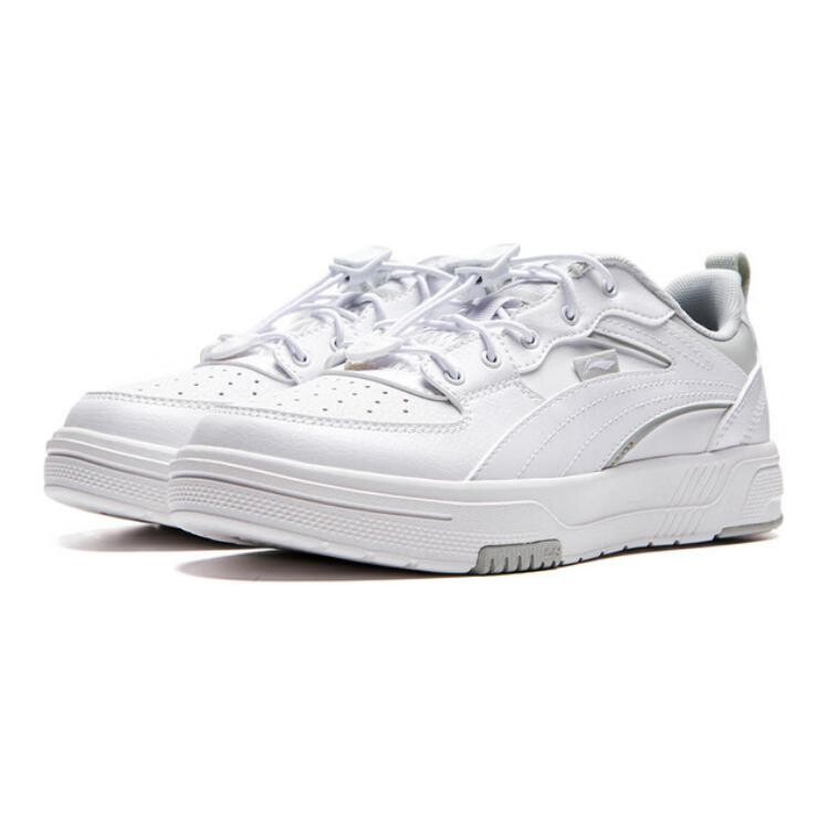 Кроссовки LINING YOUNG Kids Lifestyle Shoes GS Low-top White/Gray, белый/серый — фото 3