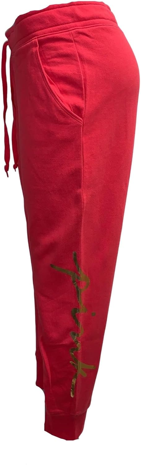 

Узкие джоггеры Victoria's Secret Pink Everyday Lounge, цвет красный, новые, Red