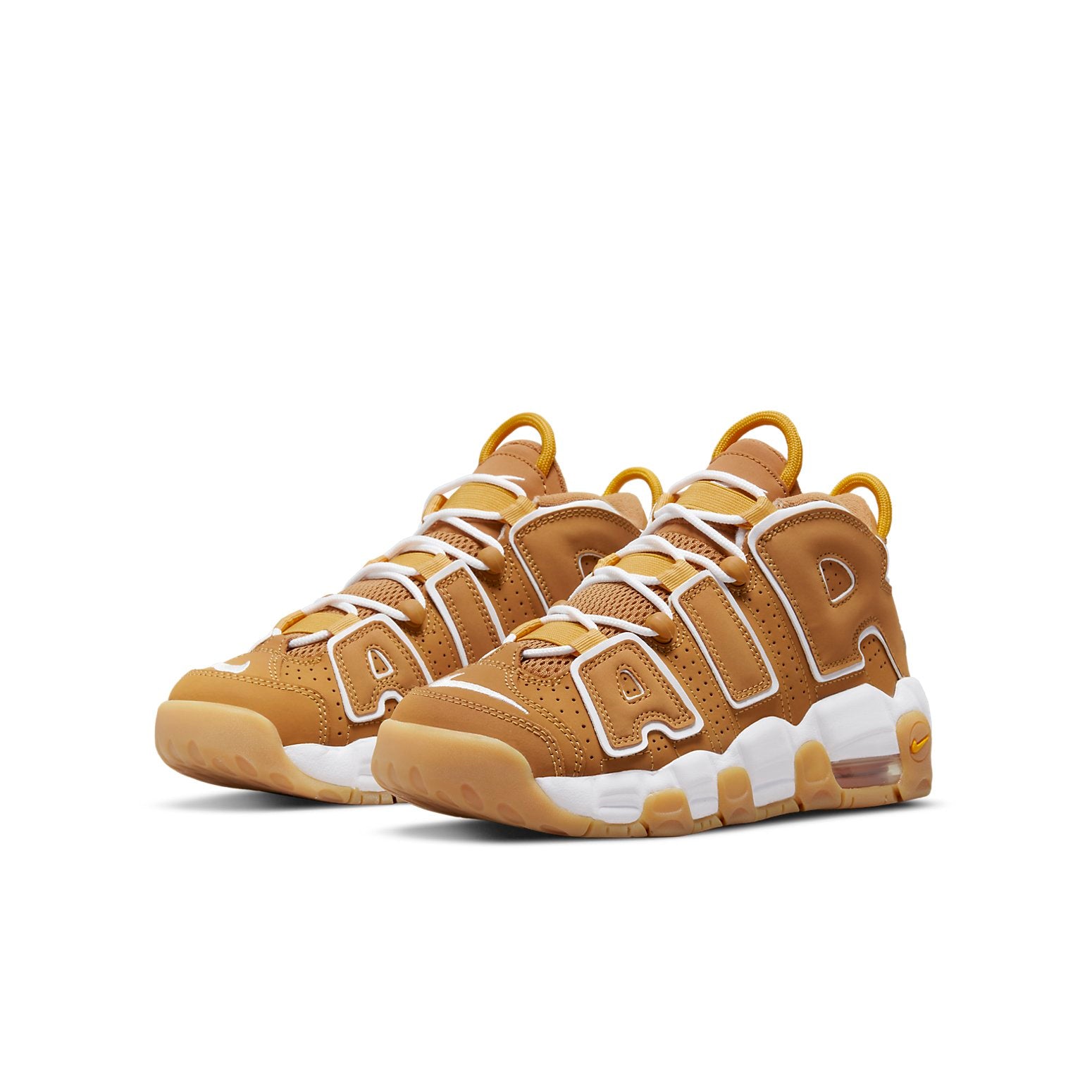 (GS) Nike Air More Uptempo 'Wheat' — фото 3