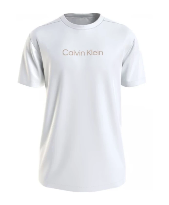 

Футболка с круглым вырезом и логотипом Calvin Klein, белый