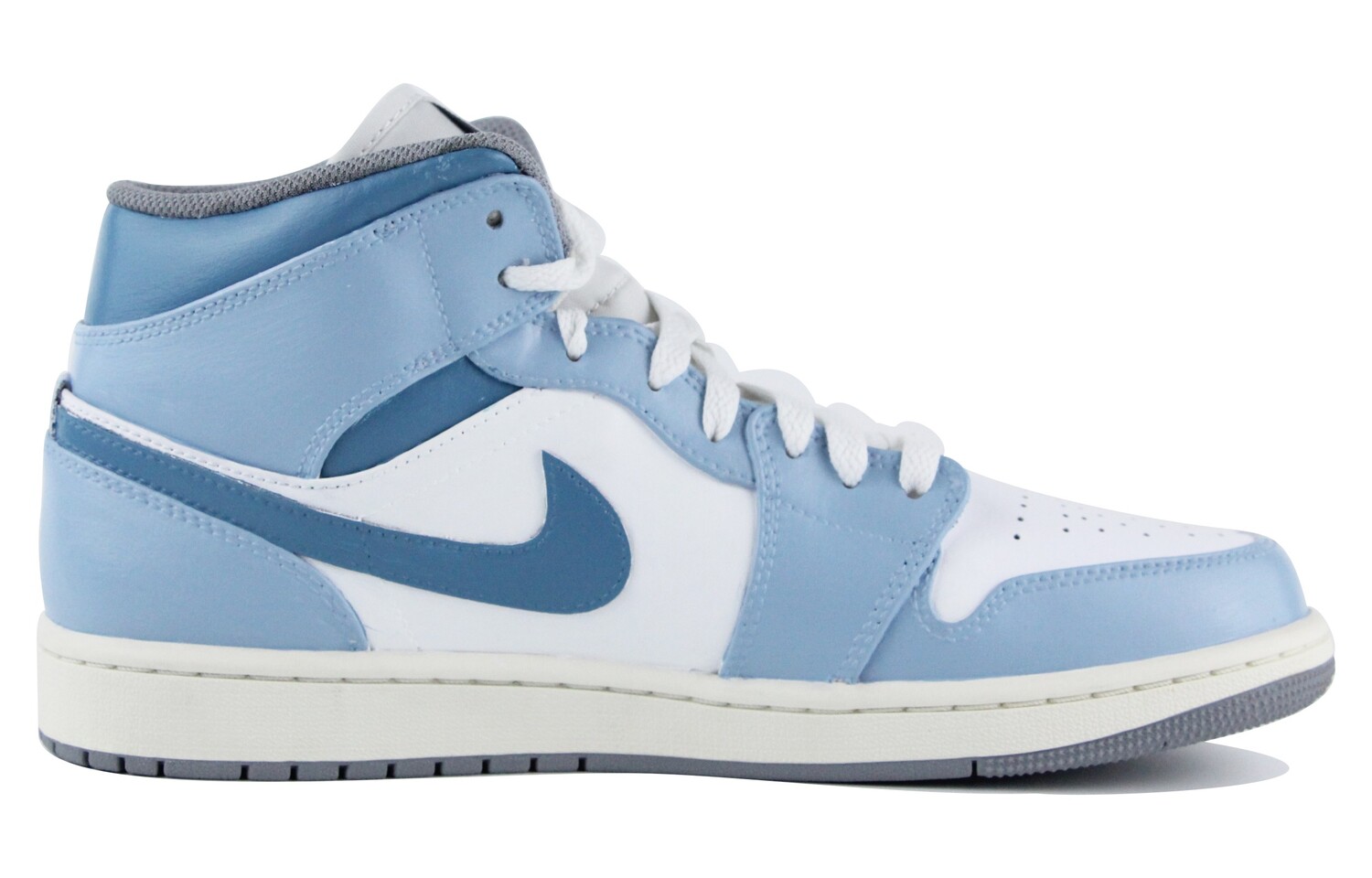 

Кроссовки Air JORDAN 1 Vintage Basketball Shoes Women's High-Top Blue White