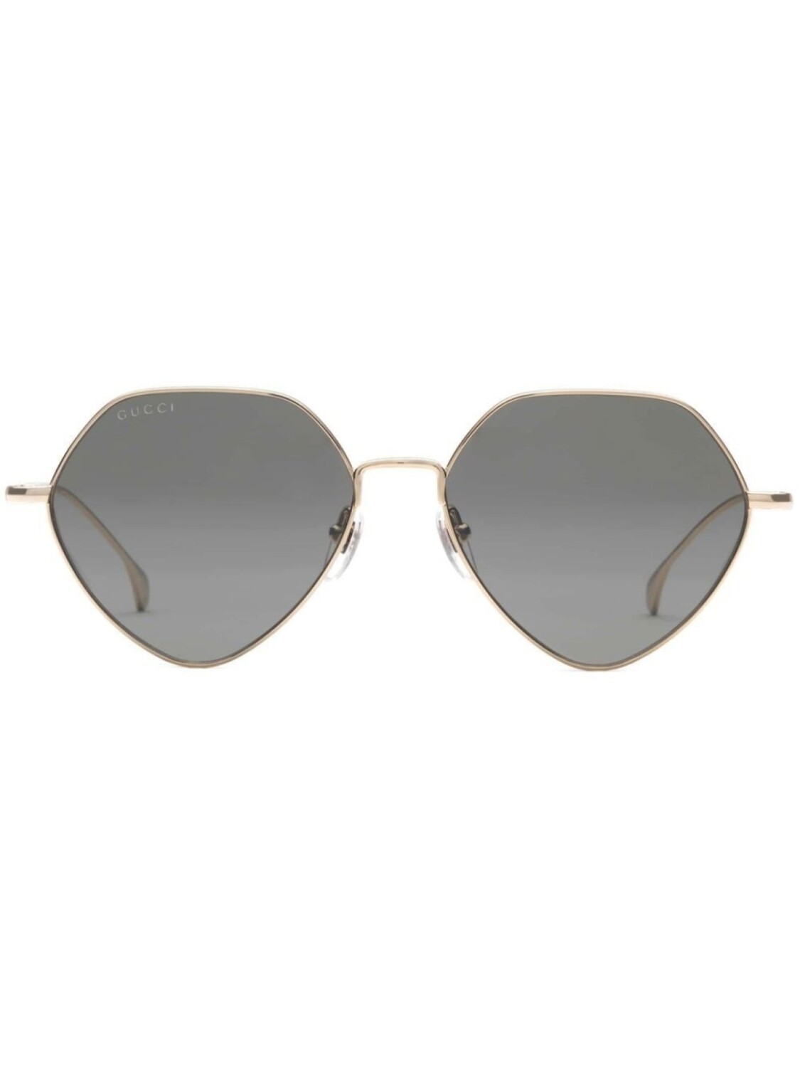 

Gucci Eyewear солнцезащитные очки в геометричной оправе, серый