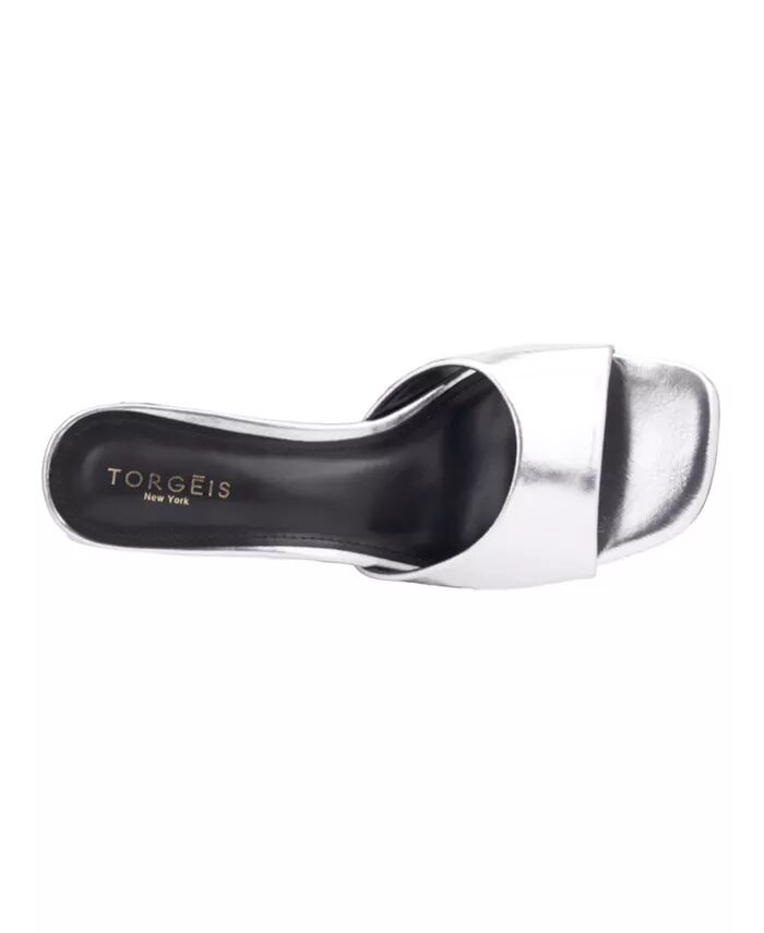 Женские босоножки Isadora Heel Slide Torgeis, серебряный — фото 3