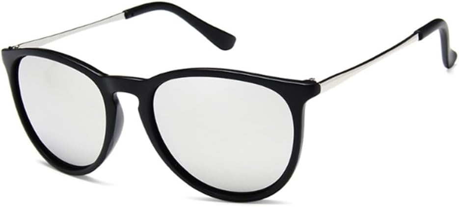 

Ретро-солнцезащитные очки в форме овального кошачьего глаза для женщин, 100% защита от УФ-излучения, легкие, с металлическими ножками, в виде жабы Weloveushop, Sand Black White Mercury