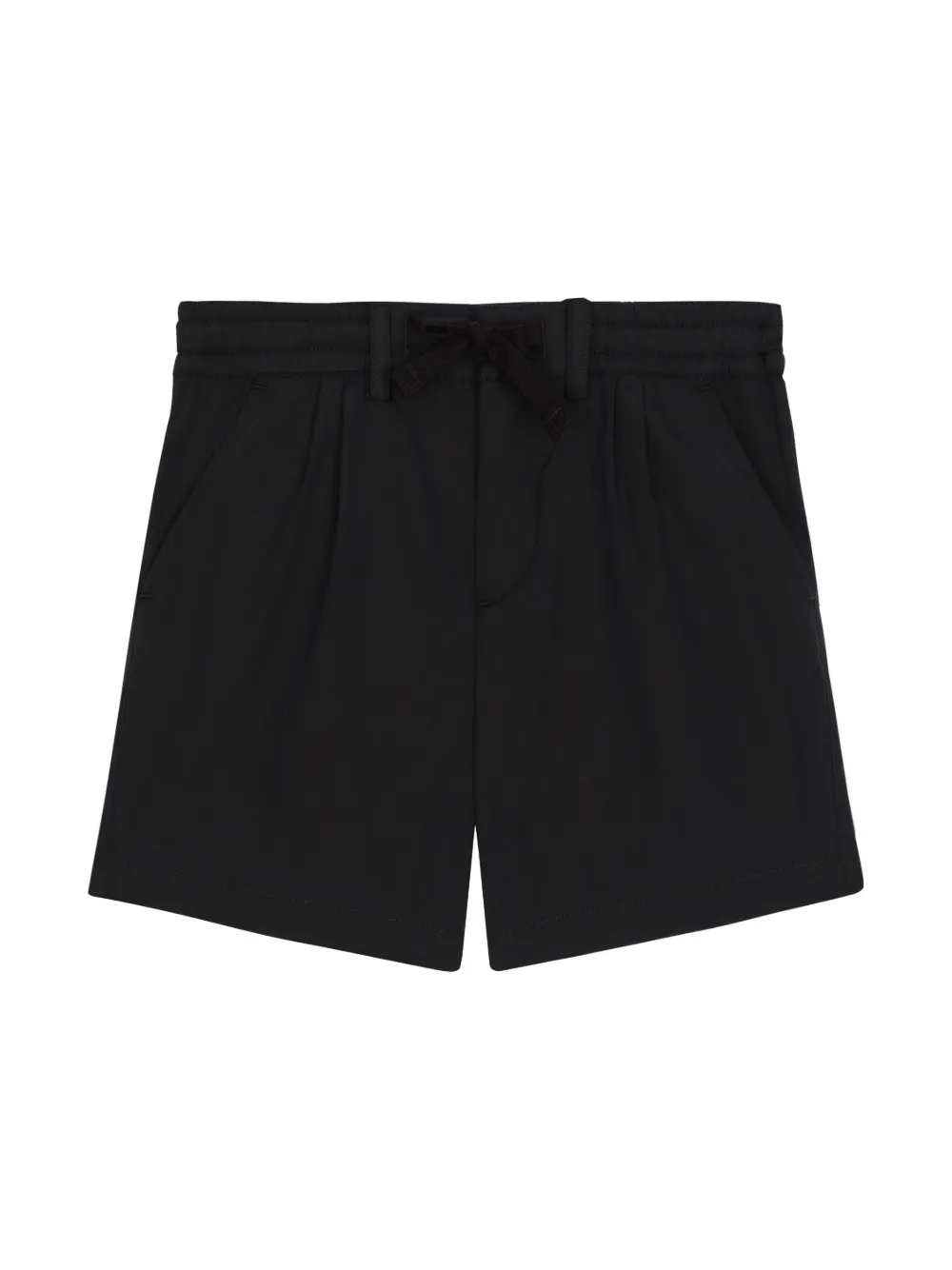 

Поплиновые шорты с логотипом Dolce & Gabbana Kids, черный