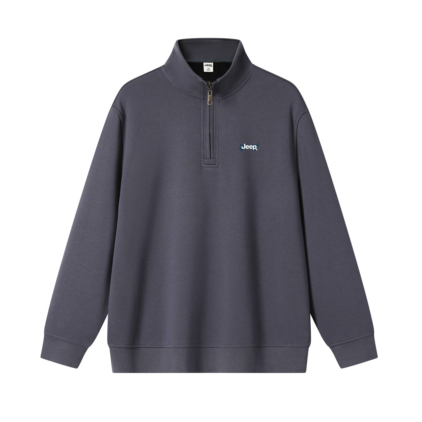 

Свитшот Unisex Stand Collar Moderate Plus Size Jeep, jj33-темно-серый[jeep]