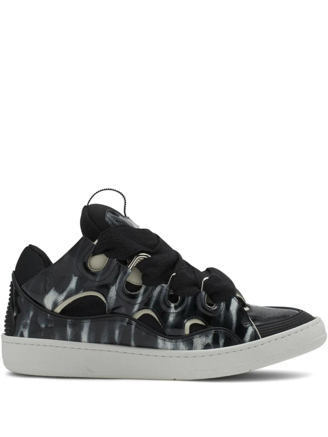 Lanvin кроссовки Curb, черный