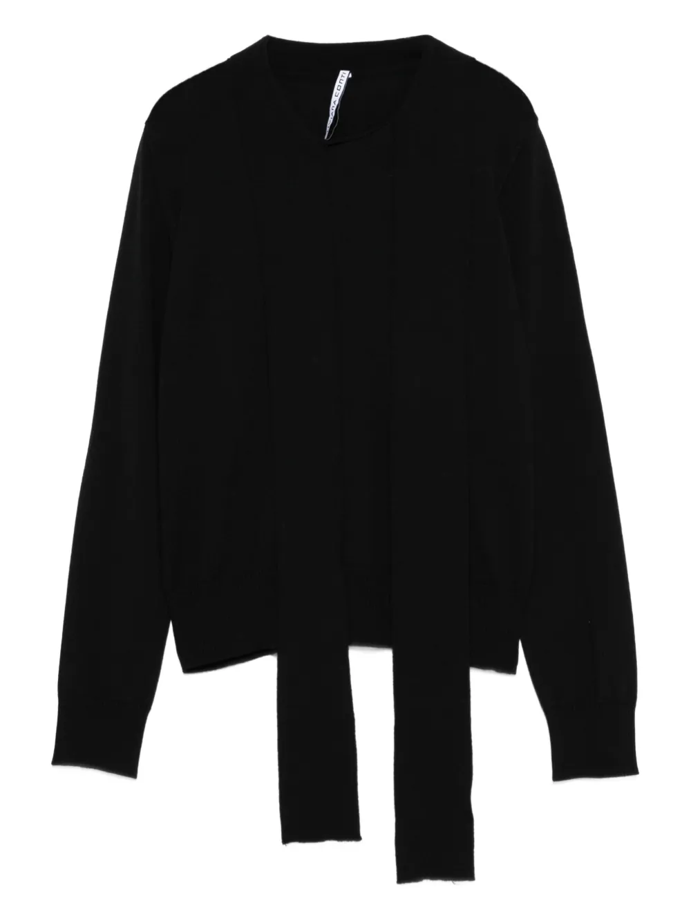 

Свитер с завязками Liviana Conti, черный