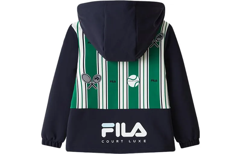 Куртка с капюшоном утепленная FILA KIDS, All over Print-FZA — фото 4