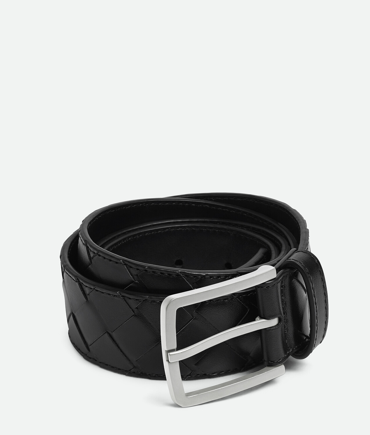 

Пояс intrecciato BOTTEGA VENETA, черный