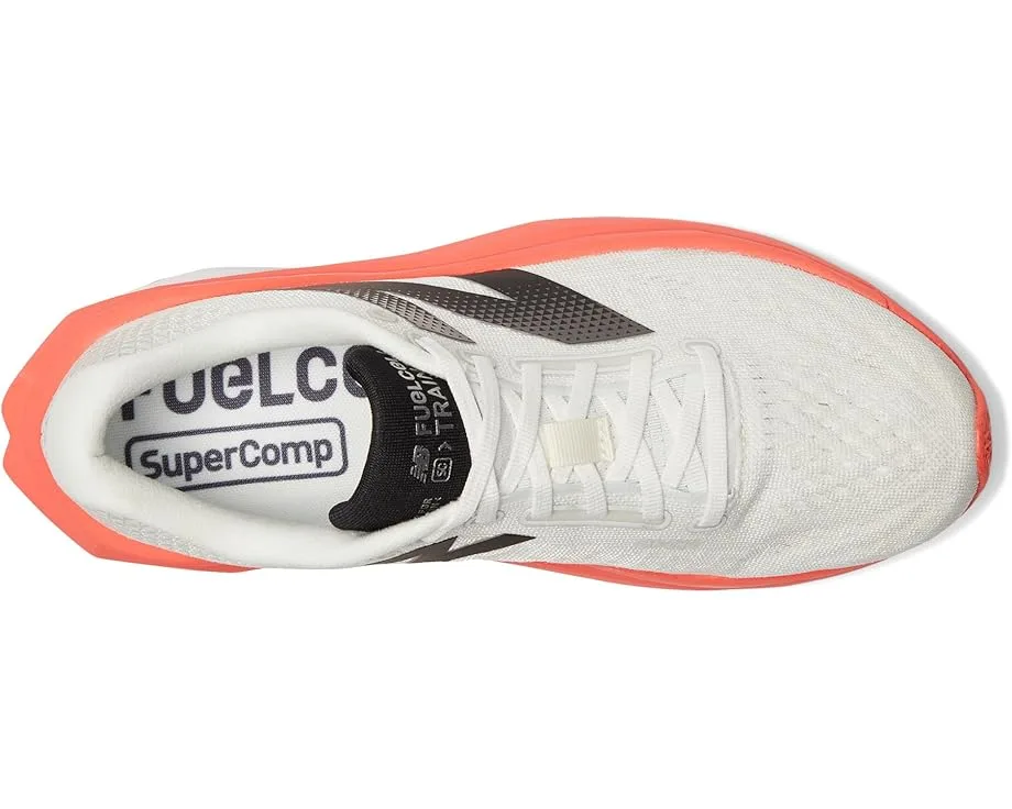 Кроссовки New Balance FuelCell SuperComp Trainer v3, Urgent Red/Sea Salt/Black — фото 2