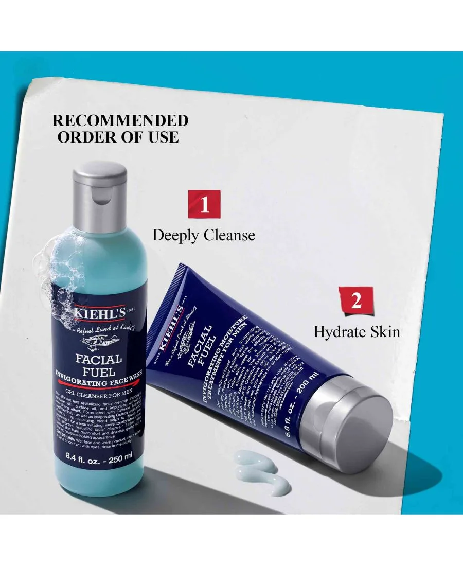Kiehl's Since 1851 Мужской набор из 2 предметов: очищающее средство для лица и увлажняющий крем The Classic Gentleman Collection — фото 4