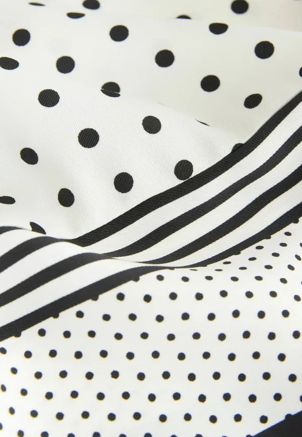 Накидка Next, monochrome polka dot border print, однотонная с узором в горошек — фото 3