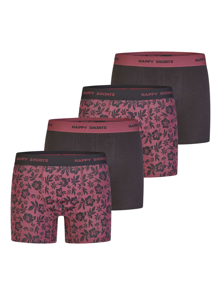 

Боксерская майка черного и бордового цветов Happy Shorts