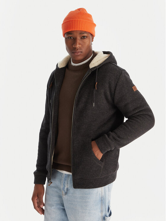 

Демисезонная куртка regular fit Keller Sherpa EQYFT05112 Quiksilver, черный