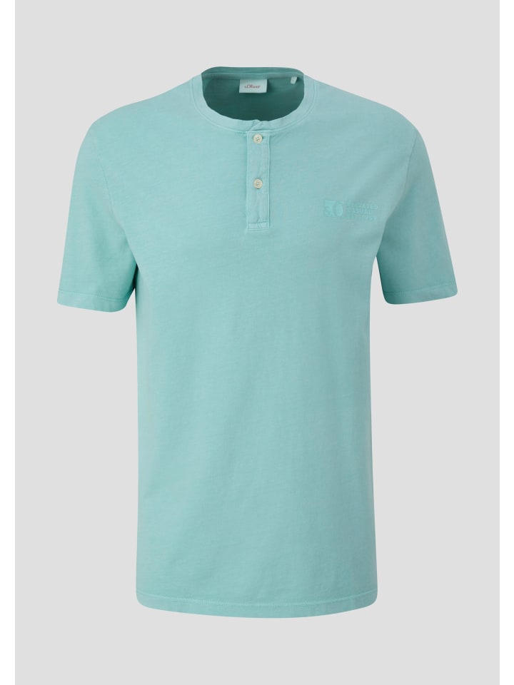 

s.Oliver Футболка цвета 6040_светло-бирюзовый, Зеленый, s.Oliver Футболка цвета 6040_светло-бирюзовый